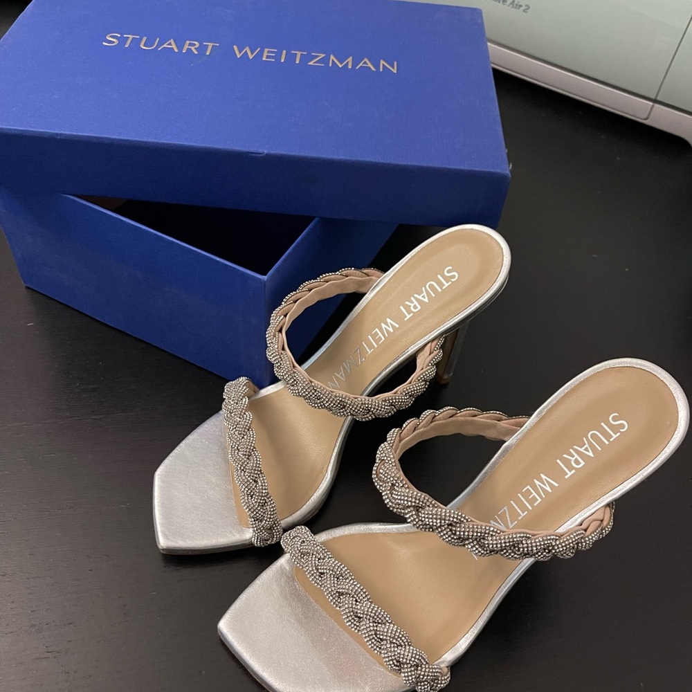 NEW Stuart Weitzman Addison Heels - Picture 2 of 8